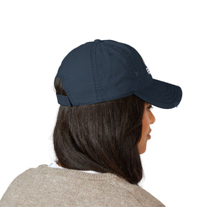 Fun Distressed Dad Hat - Caffeine Addiction & Netflix Subscription Embroidery