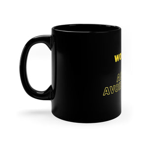 Humorous Black Coffee Mug - "Work Mode: Actively Avoiding Tasks" - Perfect Gift for Remote Workers & Students